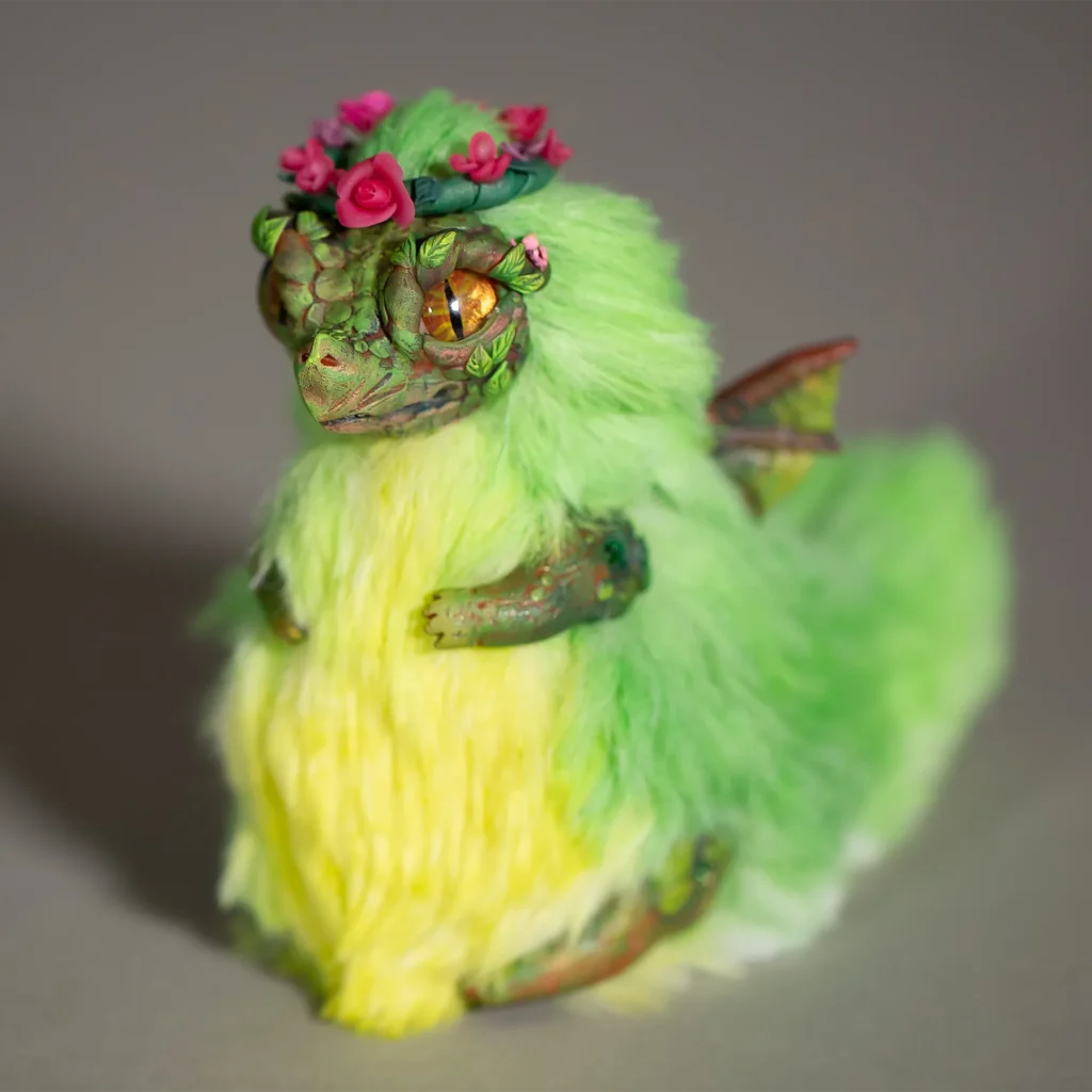 Freya the Earth Dragon Art Doll